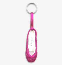 Load image into Gallery viewer, So Danca KC40G Glitter Pointe Shoe Keychain