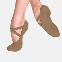 Load image into Gallery viewer, So Danca SD16 "Bliss" Canvas Adult Ballet Shoe - Suntan
