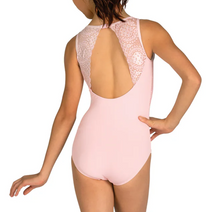 Load image into Gallery viewer, Danz N Motion 24103C Paulette Scallop Lace Tank Leotard

