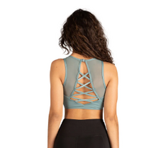 Load image into Gallery viewer, So Danca 24307A Adult Mesh Front Bra Top
