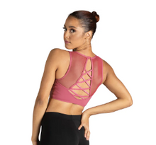 Load image into Gallery viewer, So Danca 24307A Adult Mesh Front Bra Top

