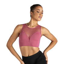 Load image into Gallery viewer, So Danca 24307A Adult Mesh Front Bra Top
